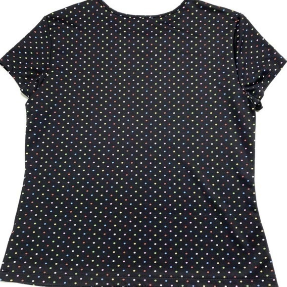George multi color polka dot top - Picture 3 of 7